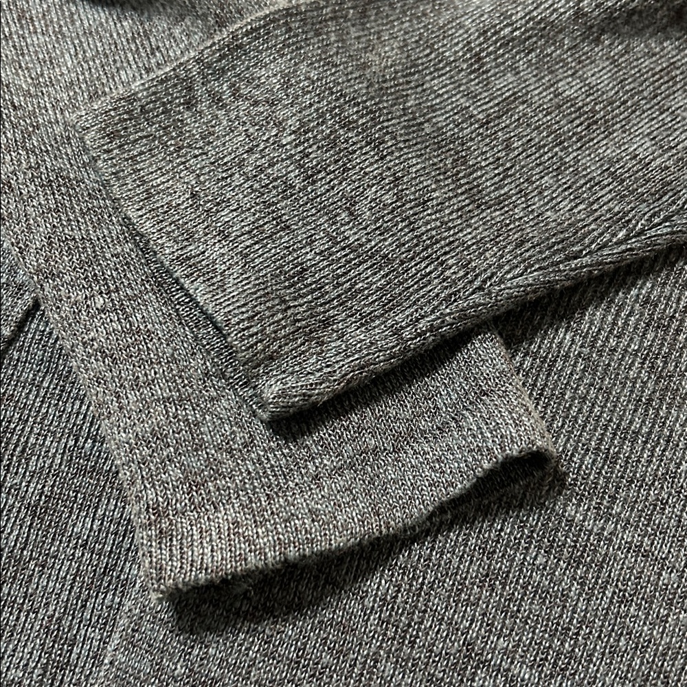 Eileen Fisher Blue Single Button Cardigan Size Medium Linen Blend - Picture 6 of 6